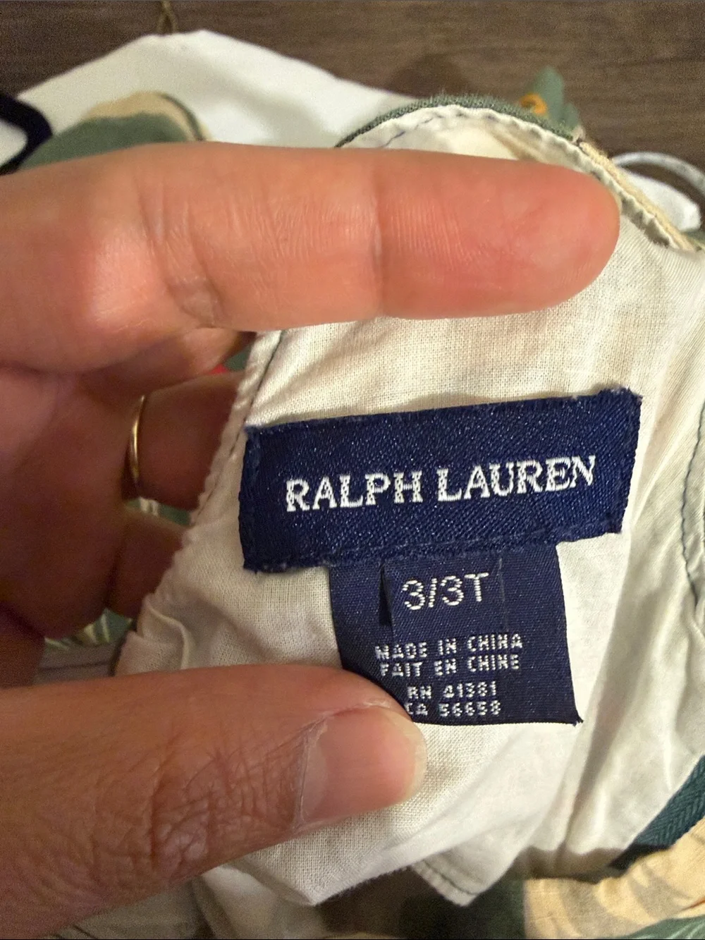 Ralph Lauren Green Nautical Sailboat Girls' Swirl Sundress Open Back Linen Blend